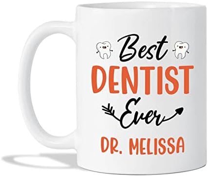 ספל קפה מותאם אישית לרופא שיניים, ספל רופא השיניים הטוב בעולם, ספל רופא שיניים מותאם אישית, ספל קרמיקה