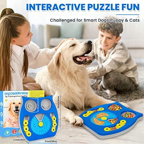 צעצועי פאזל כלבים של ג'ואנסן, משחק כלבים אינטראקטיבי, צעצועי העשרה לכלבים לגור גור נפשית למזין פינוקים