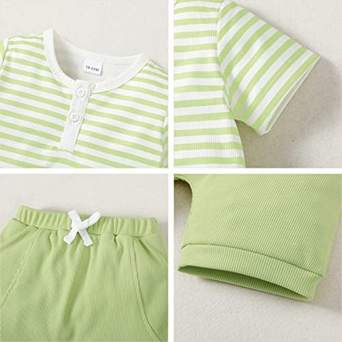 בגדי תינוק פעוט ניליקסטה, 2 יחידות חולצה תלבושת ילד תינוק + מכנסיים קצרים סטים תלבושת קיץ יילוד 3 מ