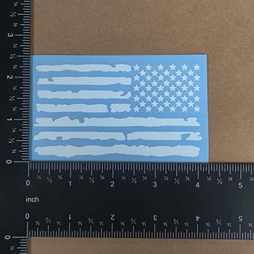 דגל דגל אמריקאי 4 חבילה: דגל אמריקאי, מדבקות דגל אמריקה במצוקה