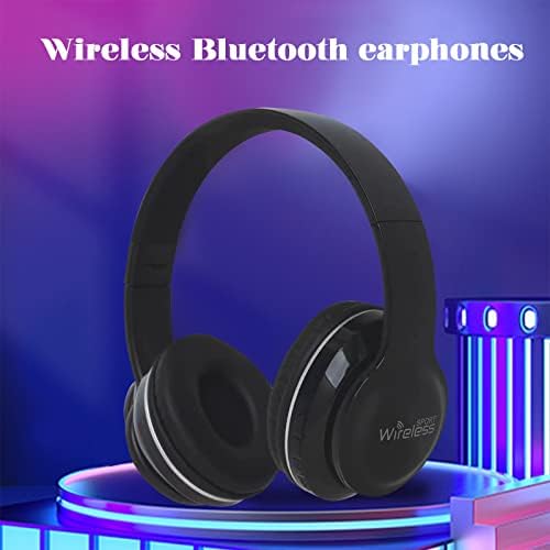Tuwabeii אוזניות Bluetooth מדהימות על אוזניות סטריאו אלחוטיות ואלחוטיות מתקפלות וקוויות, לטלפון סלולרי, מחשב, אוזניים