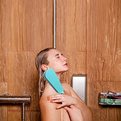 קנגוול מברשת קרצוף מטופלת ארוכה למקלחת, נקל להישג יד אנטי החלקה מברשת גוף מברשת אמבטיה ארוכה לעזרי אמבטיה קשישים