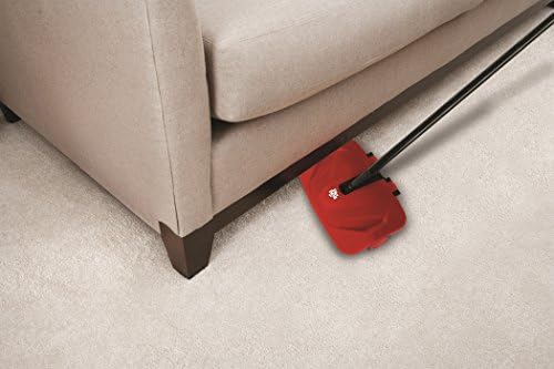 Dirt Devil Simpli Simpty ידני מדריך דחיפה מטאטא לשטיחים ורצפות, PD10010, אדום