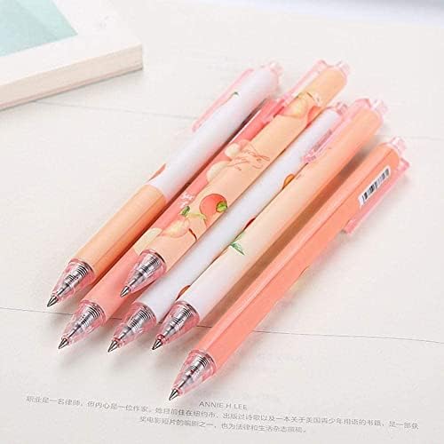 עט ג'ל 1 pc 0.5 ממ אפרסק עט אספקת כתיבה חמוד