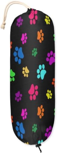 פלסטיק תיק מחזיק תליית צבעוני בעלי החיים כלב חתול הדפסת כפת מכולת תיק ארגונית מטבח פלסטיק שקית אחסון/אשפה