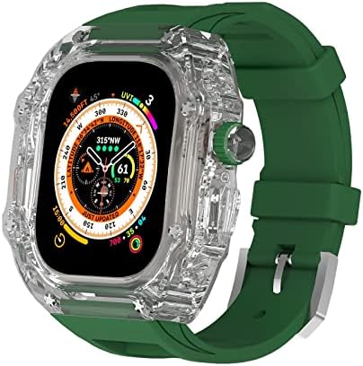 Maalya for Apple Watch Ultra 49mm Mod Series Series 8 7 6 5 4 SE צמיד צמיד רצועת צמיד שעון קלה חובה מחוספסת