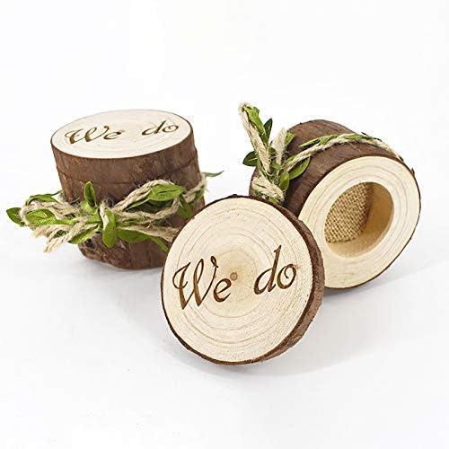 קופסא כיתוב מתנה זוגות לחתונה חתונה לחתונה יצירתי טבעת טבעת טבעת עץ משק בית ומארגנים מדפי אחסון לפחים