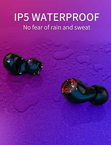 אוזניות Bluetooth זעירות, ניצן אוזניים אלחוטי לילדים עם מארז טעינה חמוד, סטריאו אטום למים TWS אוזניות אלחוטיות