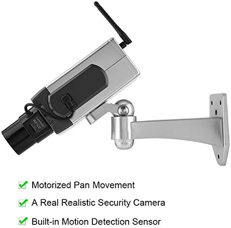 מצלמת אבטחה מזויפת, אמולציה של סיבוב אוטומטי סיבוב אוטומטי של מערכת מעקב מצלמות אבטחה עם מראה ריאליסטי