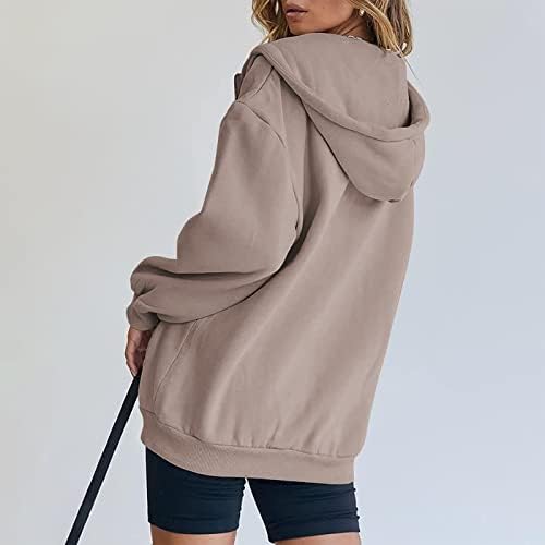 מעילי חורף של נוקמופו לנשים נשים אופנה רופפת מזדמנת מודפסת ז'קט סוודר עם שרוול ארוך