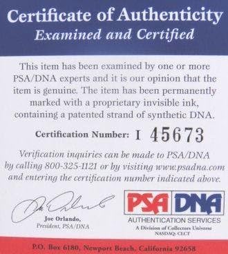 ניק פאלדו חתם על כרטיס ציון מאסטרס נדיר PSA/DNA - כרטיסי ניקוד גולף עם חתימה