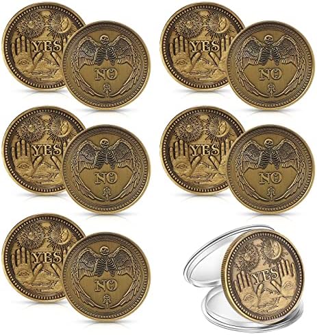 10 חבילה כן לא אתגר החלטה מטבעות מקבלת מטבע מטבע מטבעות מטבעות מטבעות מדליון אספן מזכרת מזכרת מטבע מטבעות מתכת,