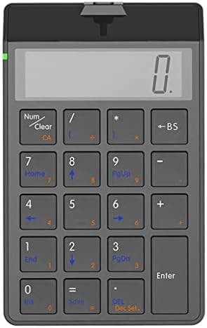 מחשבון MJWDP מחשבון מקשים USB טעינה במקלדת חשבונאית פיננסית מחשבון מקלדת 12 ספרות מחשבון כפול (צבע: