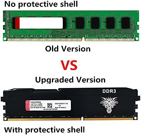 4GB DDR3 1600MHz UDIMM RAM PC3-12800 CL11 240 PIN 1.5V זיכרון שולחן עבודה ללא ECC ללא דחיפה