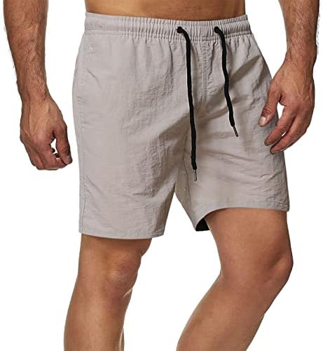 מכנסיים קצרים של שמלת ymosrh לגברים מכנסיים קצרים בקיץ חוף קיץ עם מכנסיים קצרים של המותניים האלסטיים