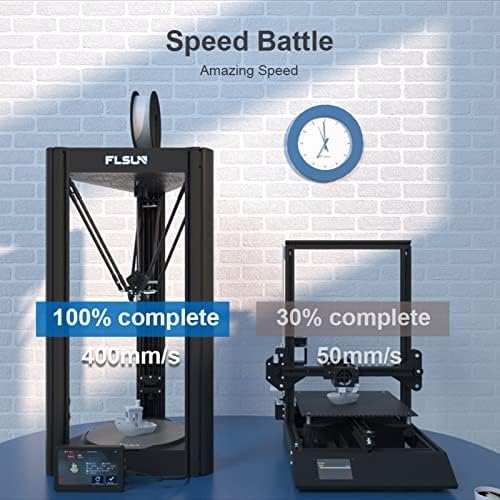 NOTRAK FLSUN V400 FDM מדפסת 3D מהירה מהירות הדפסה מהירה של 400 ממ/שניות פילוס אוטומטי עם מככב ישיר של