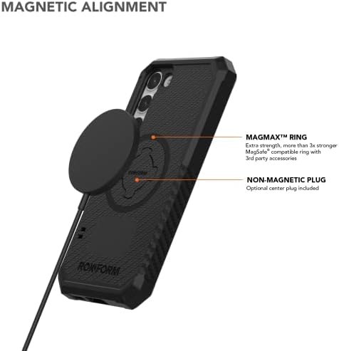 Rokform - Galaxy S23 Plus Case, סדרה מחוספסת, כיסוי מגן של סמסונג עם מנעול טוויסט של Roklock, Drop Armor