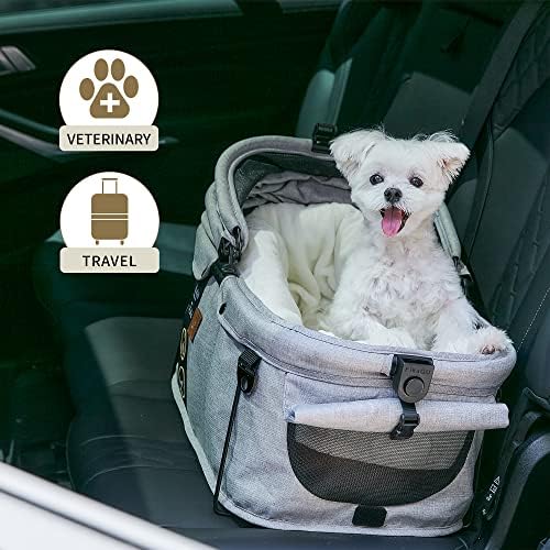 פיקאגו-מנשא בטיחות לחיות מחמד ומושב לרכב לכלב קטן וחתול בינוני, ארגז נייד לחיות מחמד קטנות, עבודות עם