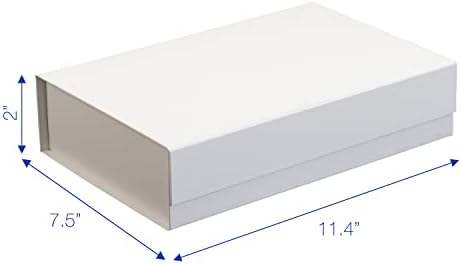 Cecobox 4PC קופסה מט מתקפלת עם מכסה מגנטי לאריזת מתנה