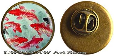 סיכת דגים של קוי, דג קוי יפני, סיכת אמנות יפנית, אמנות דגים של קוי, סיכת אמנות אסייתית, סיכת