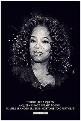 Baogeli Oprah Winfrey ציטוט מוטיבציוני ציטוט פוסטר קיר קיר קיר קיר ציורי תפאורה תמונה לקישוט סלון ביתי