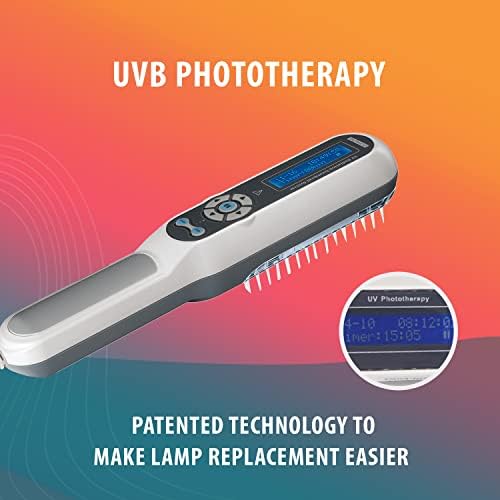 כותב כותבת כף יד צרה של כף יד עם בקרת טיימר דיגיטלית של LCD על ידי טיפול אור UVB ביתי של Brightwand