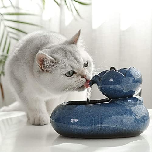 חיות מחמד מזרקת נייד חתול מתקן מים לחיות מחמד אוטומטי זרימת זרימת מים שתיית מזרקת עבור גור, קטן בעלי החיים