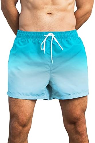 מכנסיים קצרים של חוף עניבה לגברים בגברים בגודל 5 אינץ