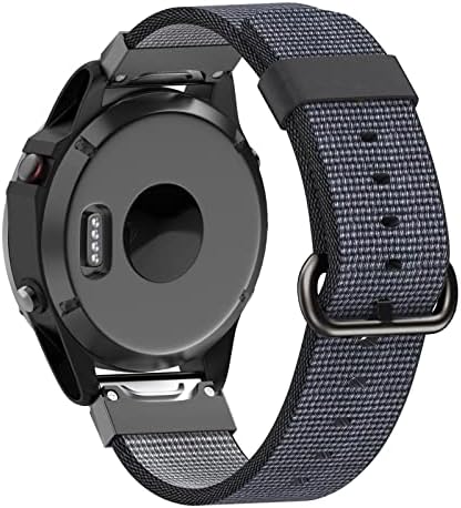 Buday 22 ממ ניילון Watchband עבור Garmin Fenix ​​6 6x Pro Strap Strap Fenix ​​5 5plus 935 S60