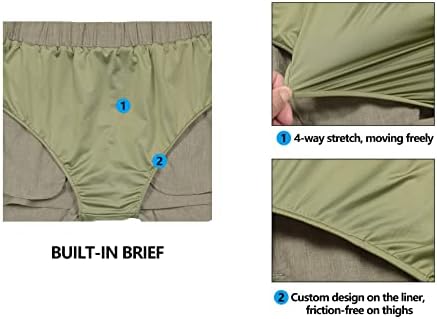 מכנסיים קצרים נושמים של חמור אנדי אנדי, מכנסיים קצרים של אימון מהיר של אימון מהיר, מכנסיים אתלטיים מהיר
