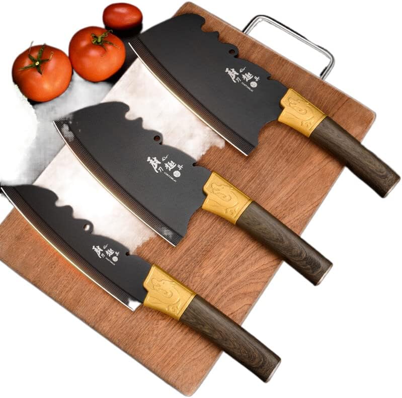 Chezmax סכיני מטבח ביתיים חורכים סכיני מטבח רשמיים לשפים 菜刀 家用 刀具 厨房 切切片刀 厨师 专用 切菜 刀 官方 正品 正品