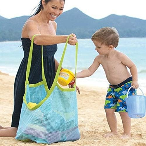 צעצועים גדולים של UQiangy כולם נושאים תיק תיק תיק חוף שקית חוף רשת אחסון טקסטיל ביתי נמוך מתחת לאחסון