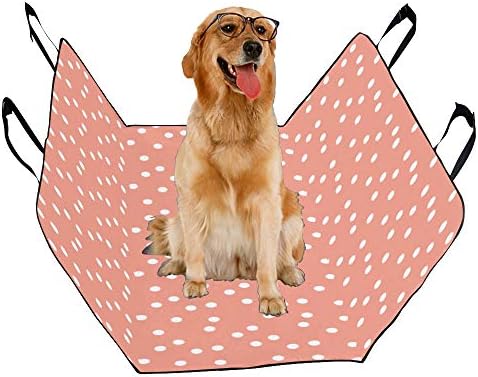 עיצוב מותאם אישית צבע סגנון פרחים חמוד הדפסת רכב מושב מכסה לכלבים עמיד למים החלקה עמיד רך לחיות מחמד רכב