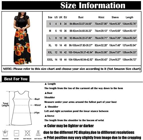 אופנת נשים מודפסת צוואר צוואר שרוול קצר אמנות ארוכת וינטג 'שמלות מקסי פרחוניות שמלות חוף לנשים 2023
