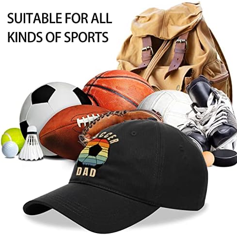 פישאבי כדורגל אבא מצחיק בייסבול כובע, בציר מתכוונן כותנה כובע, מצחיק פרישה מתנת יום הולדת לגברים, כדורגל