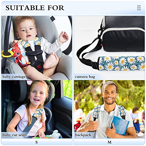 כיסויי רצועת מושב לרכב פרחוני של חיננית לילדים לתינוקות 2 מחשב רכב רכב רכב רכב כרית כרית כרית מגן על רכב מושב