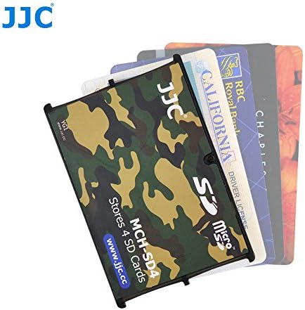 כרטיס אשראי גודל עמיד קל משקל נייד זיכרון כרטיס מקרה מחזיק מגן עם תווית לכתיבה עבור 4 כרטיסי + ניקוי בד