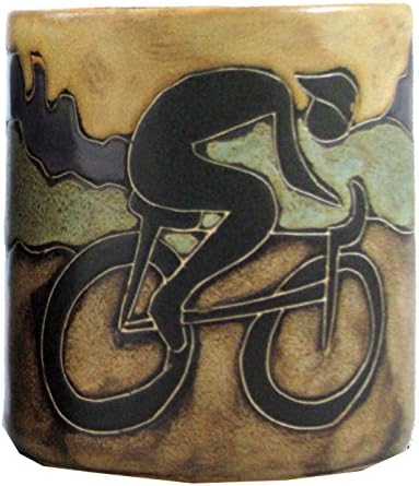 ספל כלי אבן מארה-רוכב אופניים-16 עוז