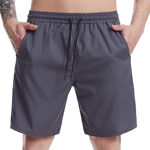 RTRDE מכנסי אימון לגברים אופנה כיס קיץ רוכסן רוכסן פיתוח מכנסיים קצרים מכנסיים מזדמנים גברים