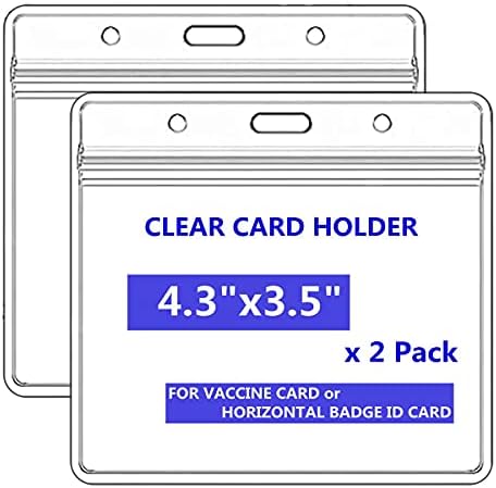 מגן כרטיס חיסון, מגן כרטיס חיסון לבקרת מחלות 4. 3 על 3.5 מחזיקי תג כרטיס חיסון, מחזיק תעודת זהות נרתיק