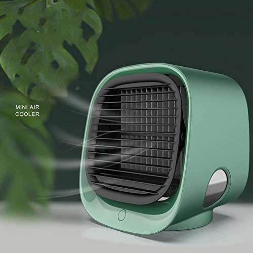 Linlong Mini Home Desktop Cooling Fan מיזוג אוויר נייד מקרר USB קטן.绿色