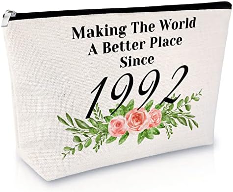 1992 מתנות יום הולדת 31 לנשים תיק איפור רעיונות למתנה בת 31 לאישה אמא בסטי תיק קוסמטי מתנת יום הולדת