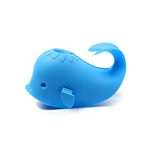 אודובלקר ברז זרבובית כיסוי לוויתן כחול לוויתן תינוק חמוד סיליקון אמבטיה אמבטיה פעוטות הגנה על בטיחות