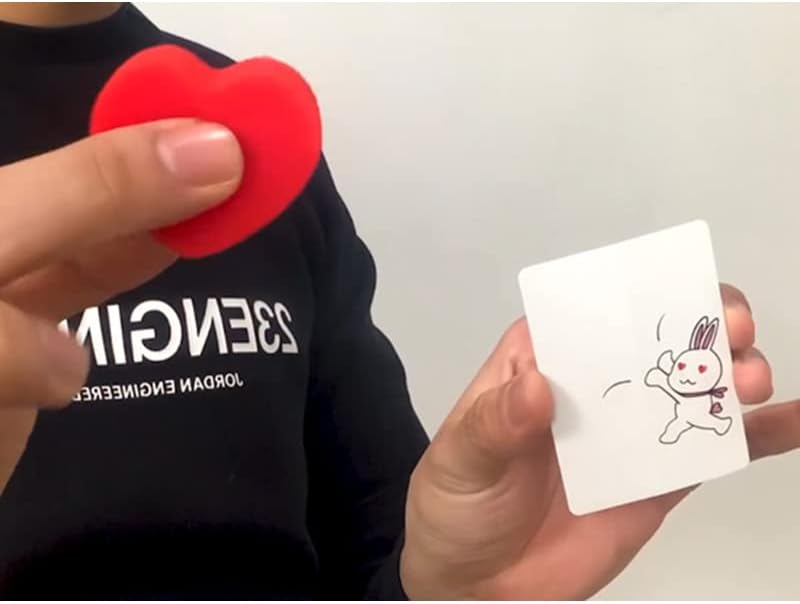 Sumag Bunny Heart Sponge Magic Magic Trick
