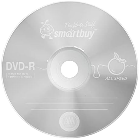 Smart Buy 200 חבילות DVD-R 4.7GB לוגו 16X לוגו ריק נתונים סרטון סרטון דיסק הניתן להקלטה, 200 דיסק 200