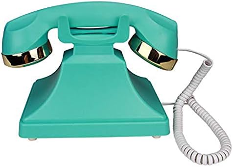 וולנוטה רטרו טלפון טלפוני חיוג טלפוני טלפוני רטרו פעמון מתכת קלאסי מיושן, פונקציית טלפון כבלית לצבע הבית