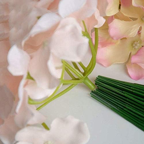 100 PCS מקלות פרחים תמיכה צמחית מקל חוט גזע מלאכותי מוט פרחים גינון גינון חוט פרחוני לצבעוני כלות חתונה מפלגת