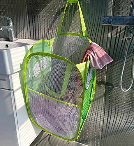 קינגרי רשת מכבסה פופ -אפ מכבידה - ידיות ניידות ועמידות, מתקפלות לאחסון וקל לפתוח.