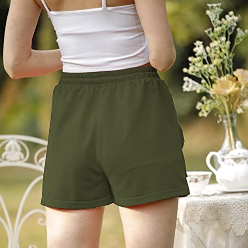 מכנסיים קצרים לנשים של ICEGIA למכנסיים קצרים של טרקלין מזדמנים של אימון קיץ ליוגה