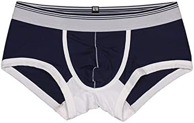 BMISEGM תחתוני כותנה גברים אנשי אופנה תחתונים מכנסיים קצרים של גברים סקסים תחתונים תחתונים מנוסחים גברים